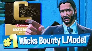 John Wick's Bounty LTM Gameplay + Challenges - Fortnite Battle Royale