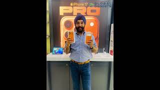 iPhone 17 Pro Max in Cosmic Orange 🍊✨ Available now at Global Gadgets!