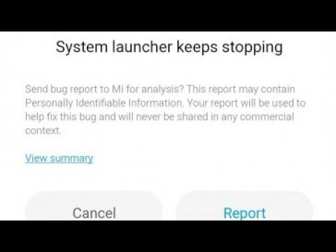 How To Fix System Launcher Keeps Stopping Mi 2023 | Xiaomi | Redmi System Launcher Has Stopped