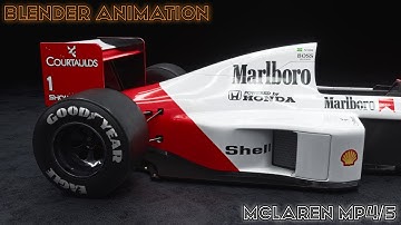 ARIANDESIGN - Blender animation - Mclaren MP4/5