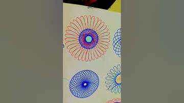 Beautiful spirograph designs❤ #spirograph #spirography #viralvideo #shorts #trending #art #ytshorts