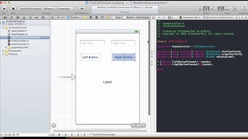 TextFieldTutorial - Xcode 4.4.1 - Displaying User input
