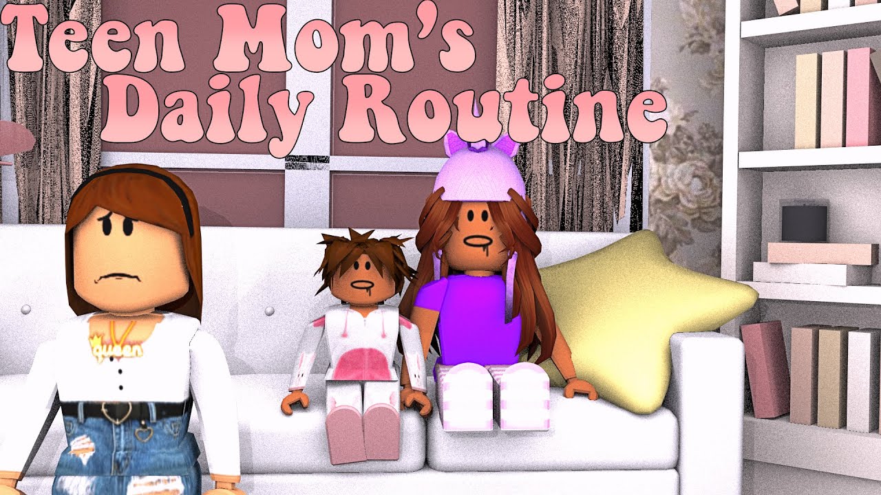 Teen Mom S Daily Routine Bloxburg Youtube - teen mom baby daily rountine ii roblox bloxburg youtube