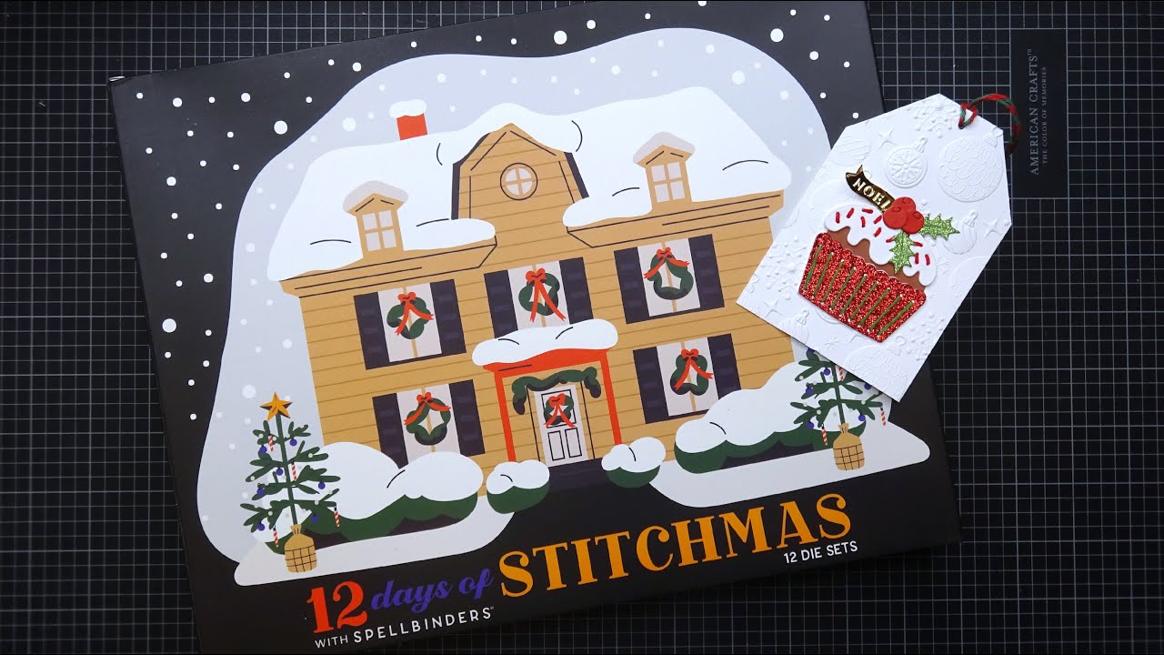 Spellbinders 12 дней Stitchmas, День 9: Раскрытие и обучение!