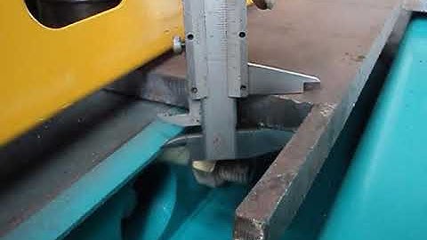 Rongwin Hydraulic Swing Beam Hydraulic Shearing Machine Display Video