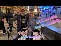 Walking the Las Vegas Strip and Linq with the twins