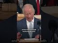 King Charles in Congress Says America's Words, Actions Matter