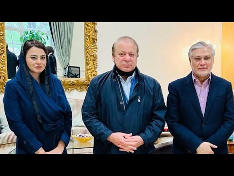 MNA Maiza Hameed Gujjar meeting with Leader Mian Nawaz Sharif in London   london  nawazsharif
