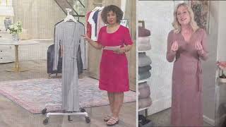 Barefoot Dreams Ultra Soft Rib Wrap Dress On Qvc