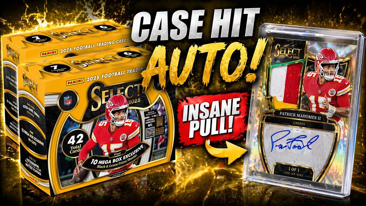 WE HIT A CASE HIT AUTO?! 2025 Select Mega Box Opening - YouTube