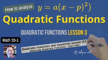 Math 20-1 Quadratics Lesson 3
