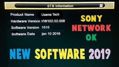 ALI3510C HW102.02.008 POWERVU KEY NEW SOFTWARE BY USB || Usama Tech