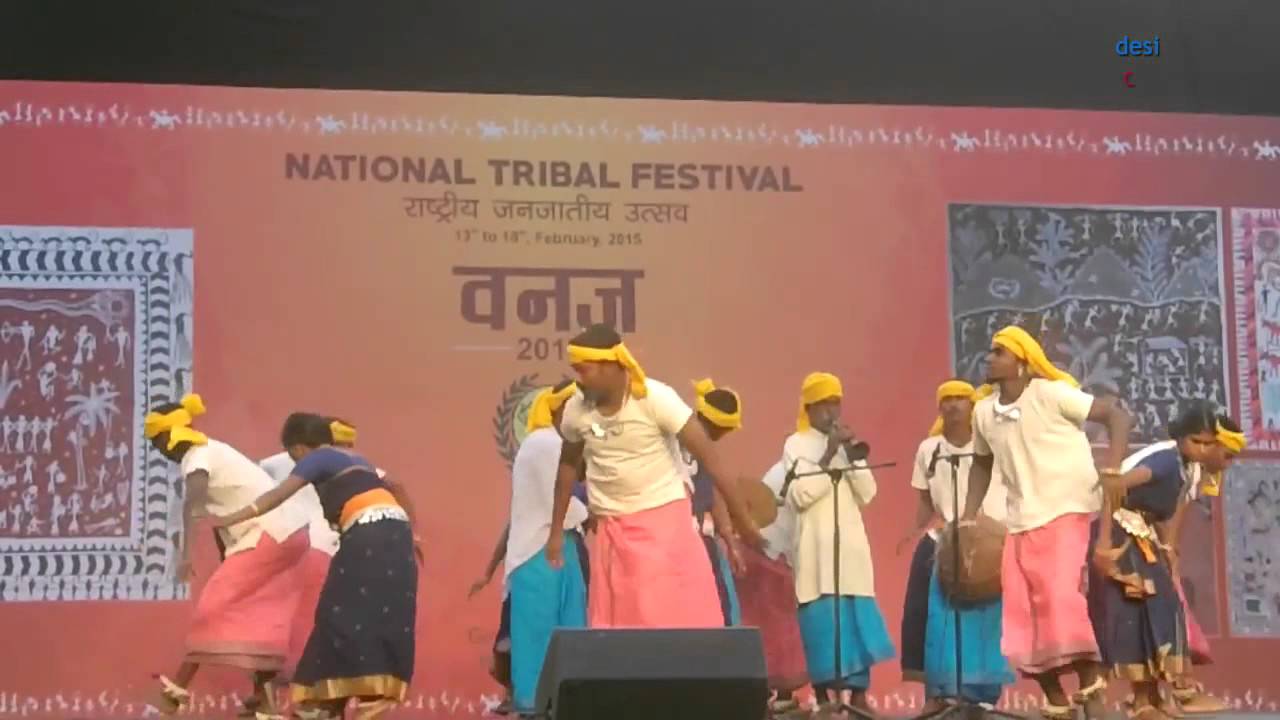 IRULAR NRITHAM, KERALA । NATIONAL TRIBAL FESTIVAL VANAJ 2015 - YouTube