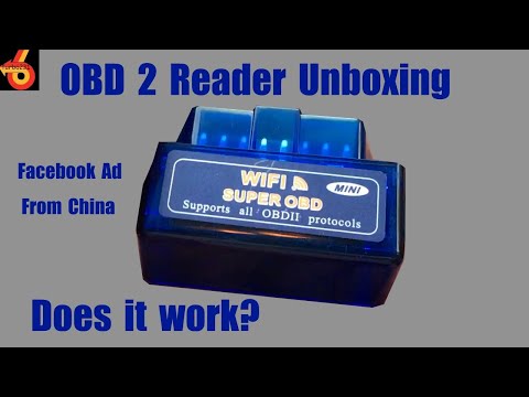 Unboxing of a cheap WiFi OBD 2 Scannerdoes it work? - YouTube