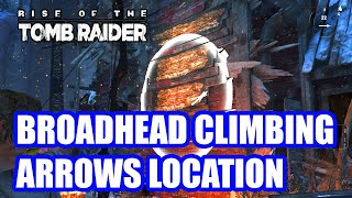 Rise of the Tomb Raider: Broadhead Climbing Arrows Location | How to Get Broadhead Climbing Arrows
