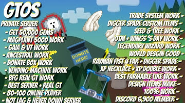 Growtopia Private Server GTOS ( Like Real GT + Link To Description ⭐ ) Best Server 🤩