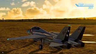 Grumman F-14 Tomcat Middle East Flight | Supersonic Low Level | MSFS 2024