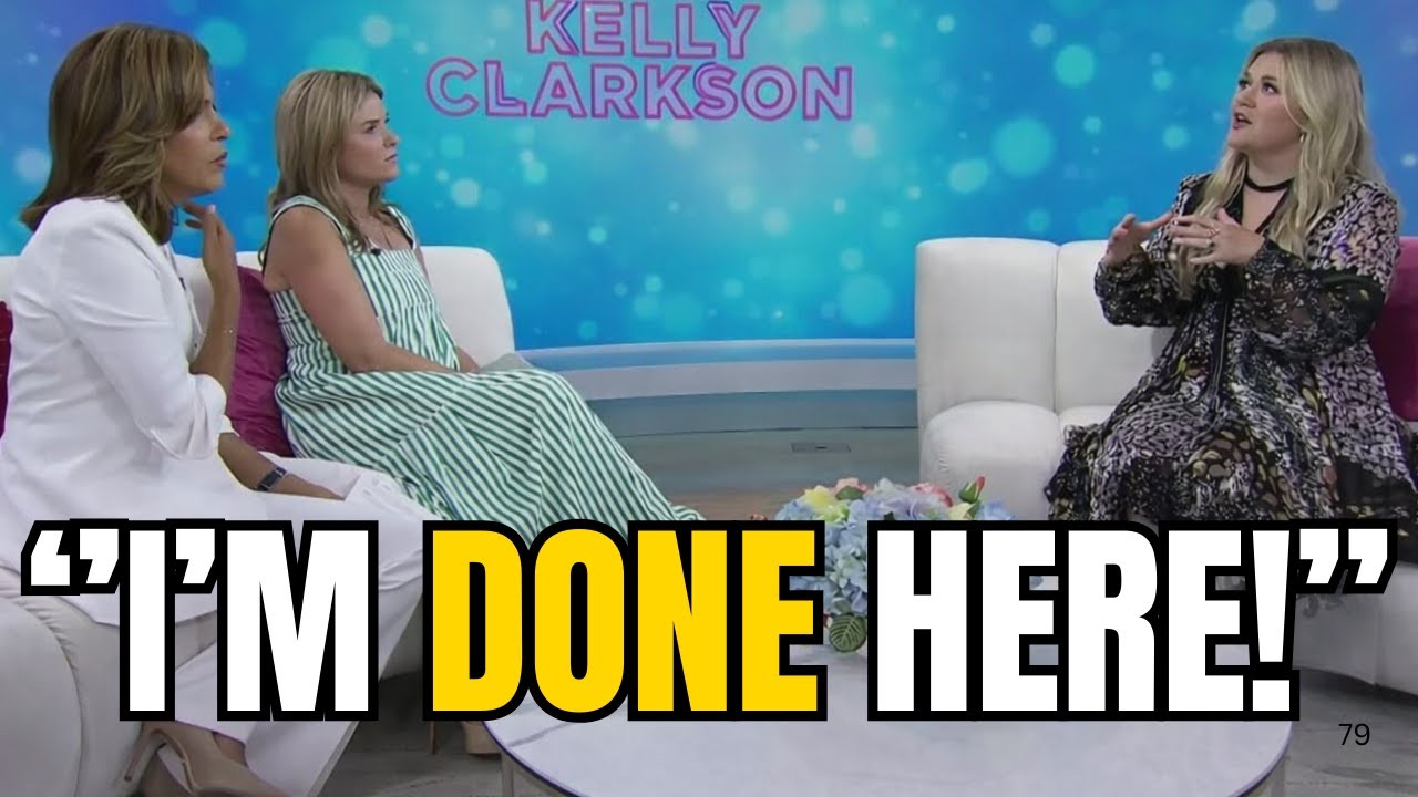 Kelly Clarkson Walks Off Live Interview After Explosive Clash | Today Show Drama