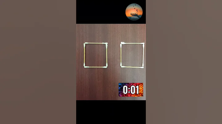 Move 1 stick to make 3 Square 😎 Solved ✔️ #challenge #shorts