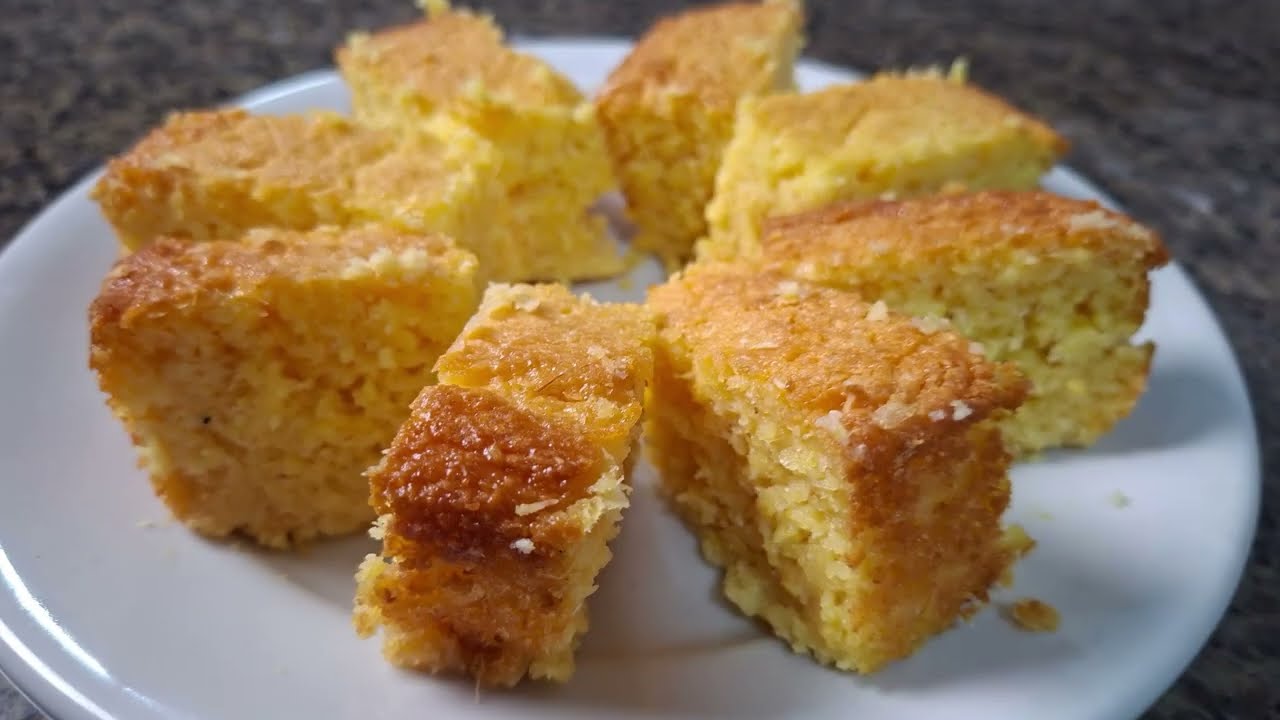 Bolo saboroso de milho (receita sem trigo)