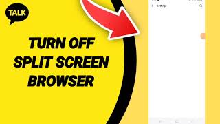 How To Turn Off Split Screen Browser On Kakao Talk App screenshot 5
