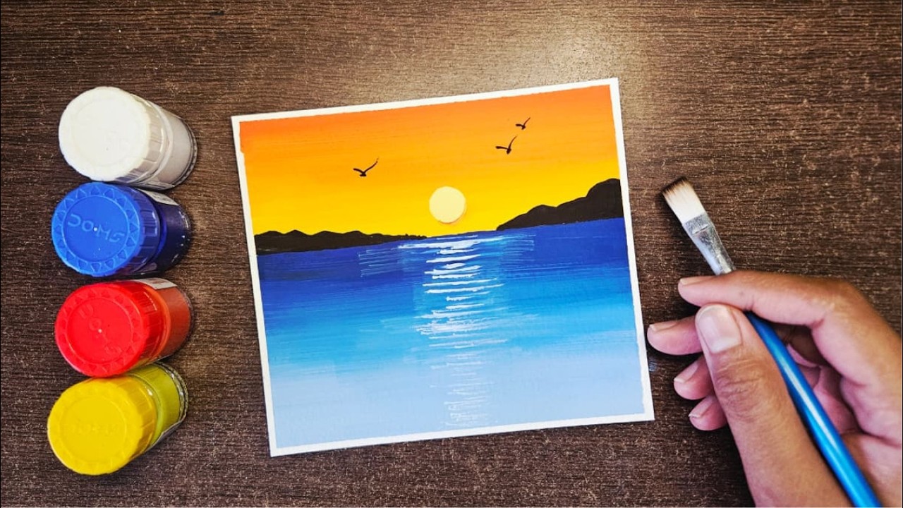 Poster Color Work Poster colour painting | Poster colour painting for beginner # ...