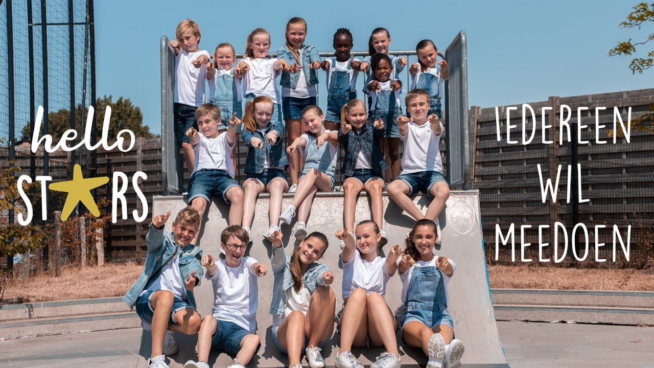 Hello Stars - Iedereen Wil Meedoen (Officiële videoclip)