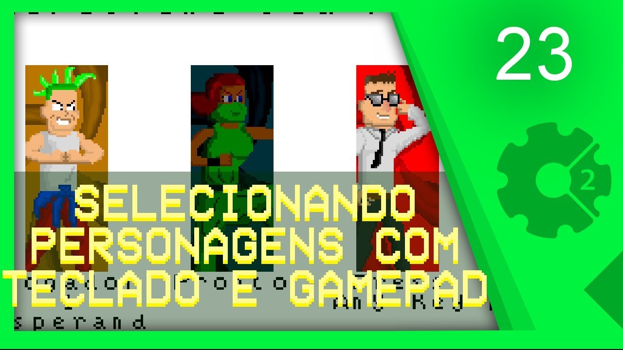 SELEÇÃO DE PERSONAGENS 2: PROGRAMAÇÃO DO MENU - Curso Beat'em Up/Brawler Aula 23 [CONSTRUCT 2]