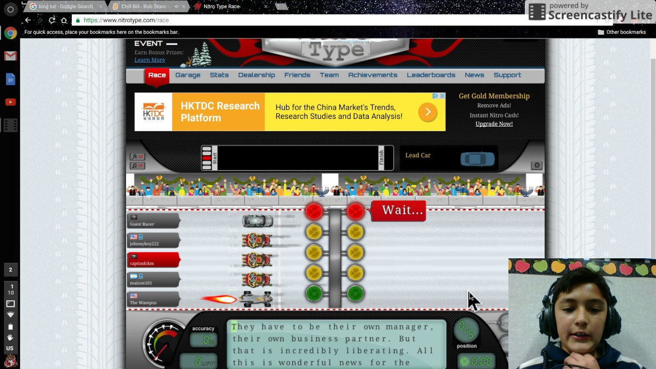 How to play with friends on nitro type
