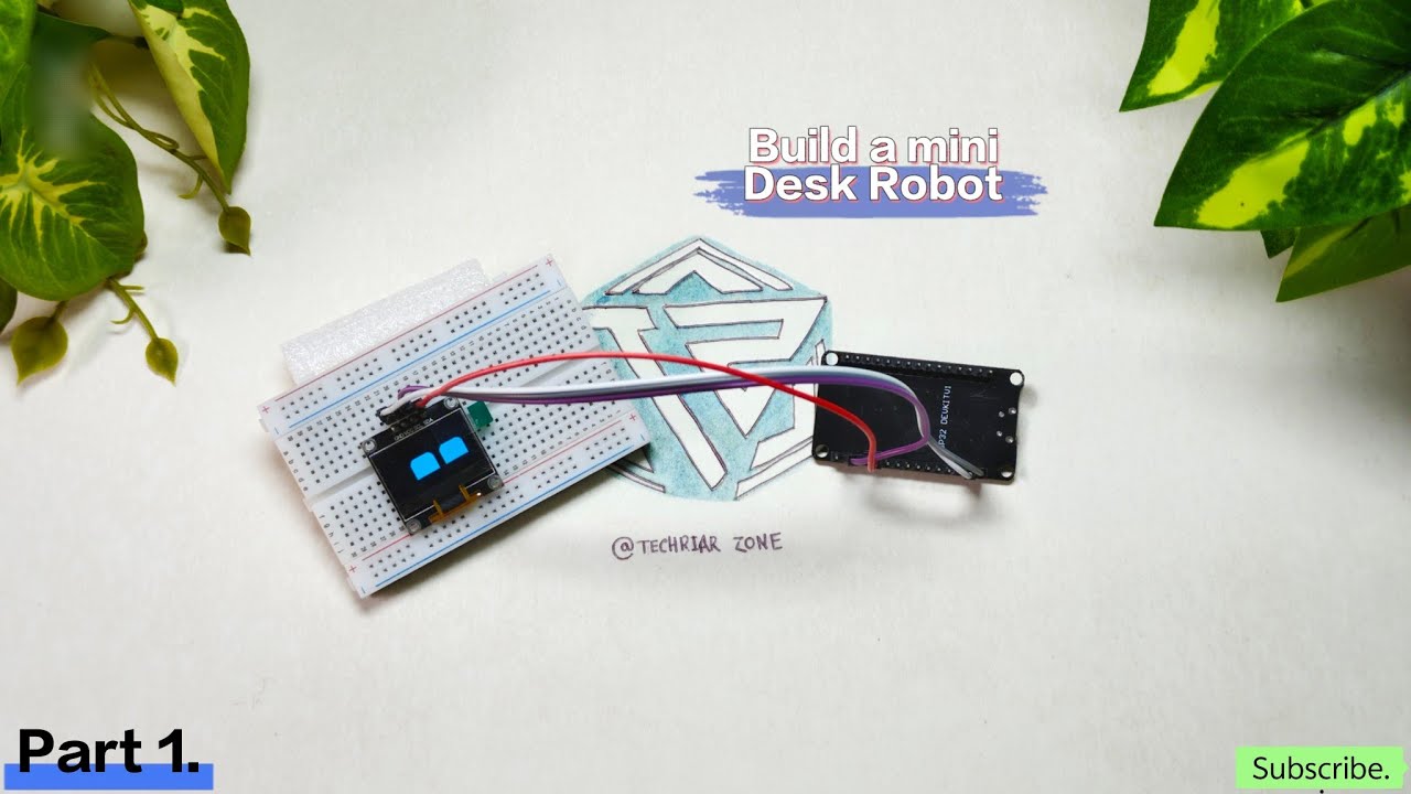 How to Build a Cute Mini Desk Robot Using ESP32 | OLED Animated Eyes | Part 1 | 