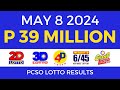 Lotto Result Today 9pm May 8 2024 | Complete Details