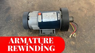 Treadmill motor armature winding rotor winding treadmill repair