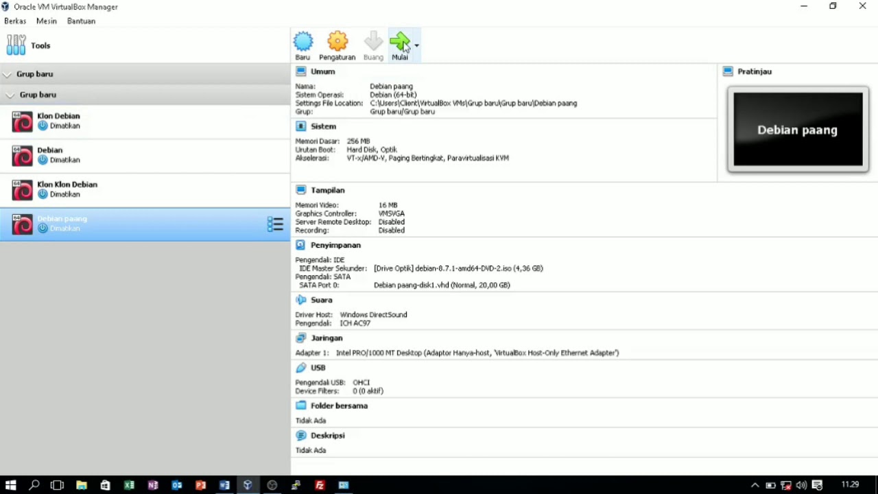 TUTORIAL KONFIGURASI REMOTE SERVER MELALUI PuTTY DEBIAN 8 DI VIRTUAL ...