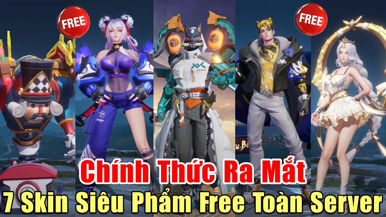 [Gcaothu] Chính thức ra mắt 7 trang phục siêu phẩm Noel full hiệu ứng – Miễn phí toàn Server cực đẹp