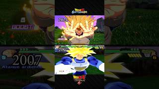 Super Trunks Burning Attack : Sparking Zero vs BT4 | #chrisplay #dragonballz #shorts