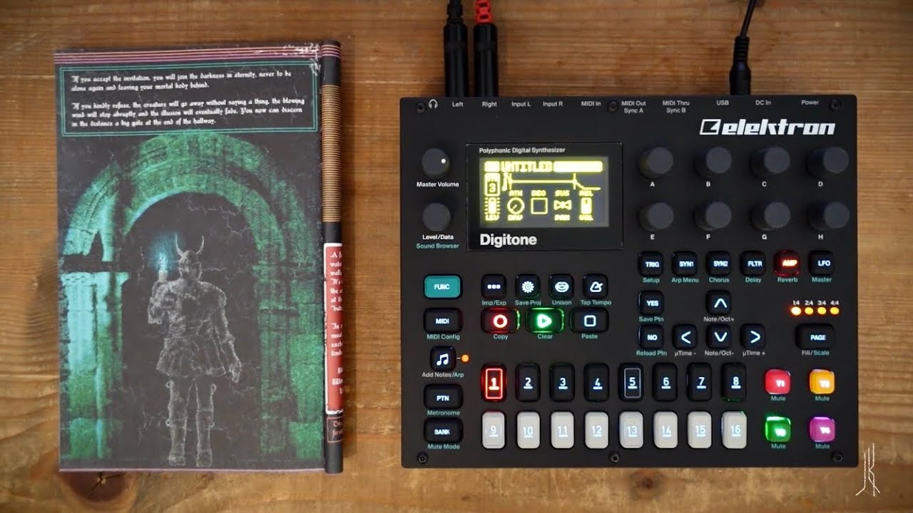 Digitone Dungeonsynth // The Deepening - YouTube