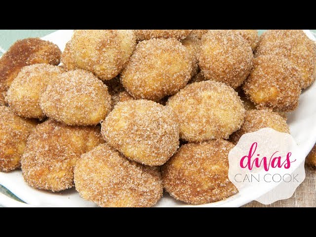 Cinnamon Sugar Soft Pretzels Bites (SO ADDICTIVE!) | Divas Can Cook