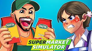 Supermarket Simulator - Ruining The Shop With Pasta!! screenshot 3
