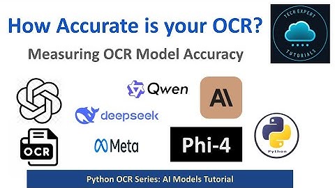 How to measure and compare the accuracy of OCR models with Python