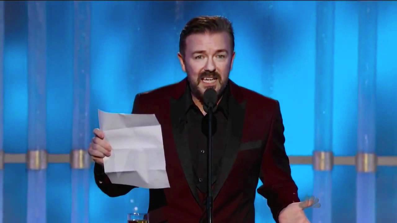 Ricky Gervais Golden Globes 2012 | Tiny Penis Joke HD - YouTube