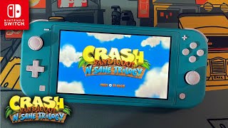 Crash Bandicoot N. Sane Trilogy Gameplay Nintendo Switch Lite