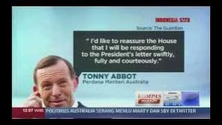 PM Australia Menyesal Sadap Indonesia - Kompas Siang 21 November 2013