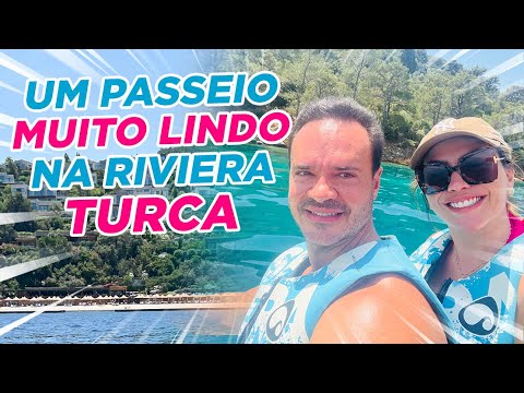 PASSEIO de barco LINDO em BODRUM, na Riviera Turca, Turquia