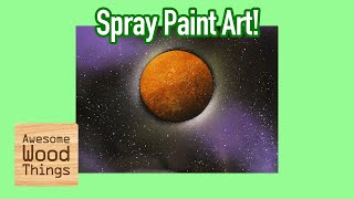 Dune Spray Paint Art - Fast & Fun! DIY
