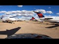 Driving through the AIRPLANE GRAVEYARD at the Kingman Airport