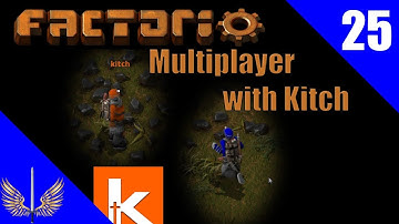 Multiplayer Factorio - Belts and Biters - With Kitch - Episode 25