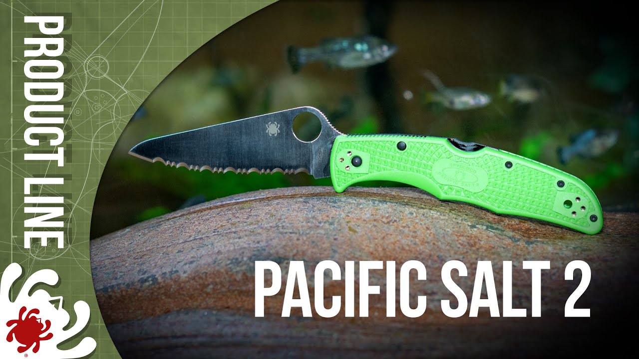 Spyderco Pacific Salt 2 - Green LC200N