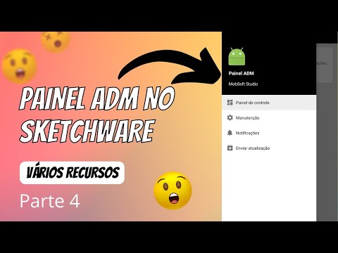 Sketchware - Painel ADM com vários recursos (Sistema de login)