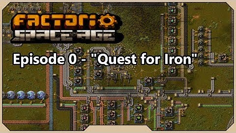 Factorio Space Age -  Quest for Iron. Episode 1