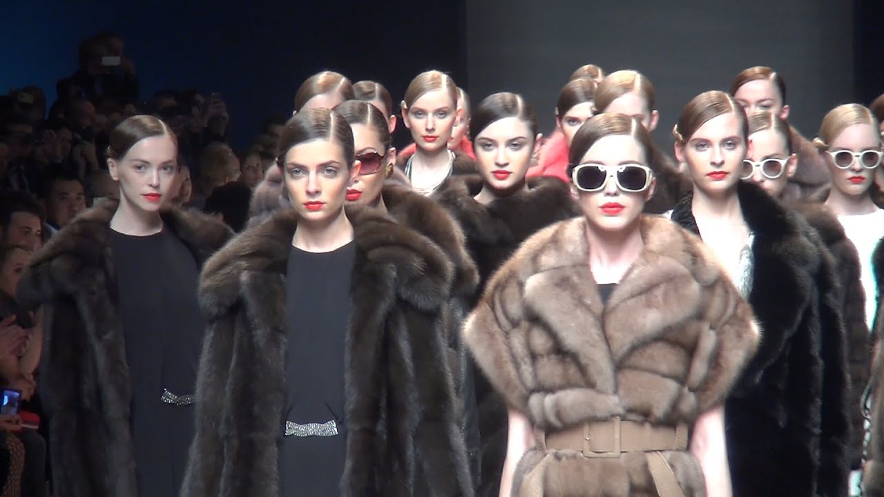 Italien Fur Fashion Show 2015 Milano - YouTube